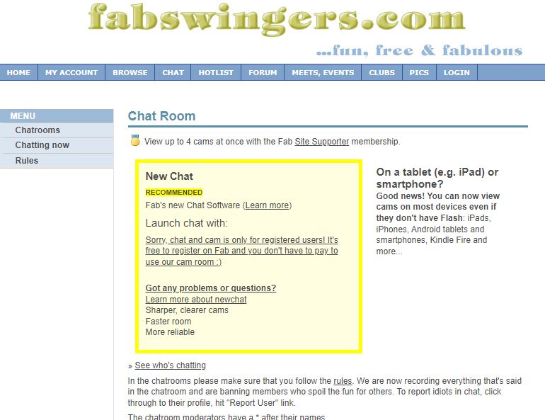 What FabSwingers has to offer?