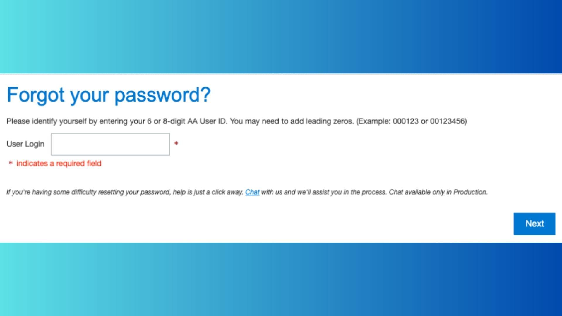 Password Modification