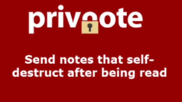 Privnote Administration