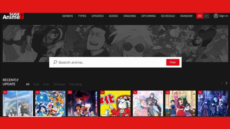 Animesuge: Watch Anime Movies Freely In English & Chinese