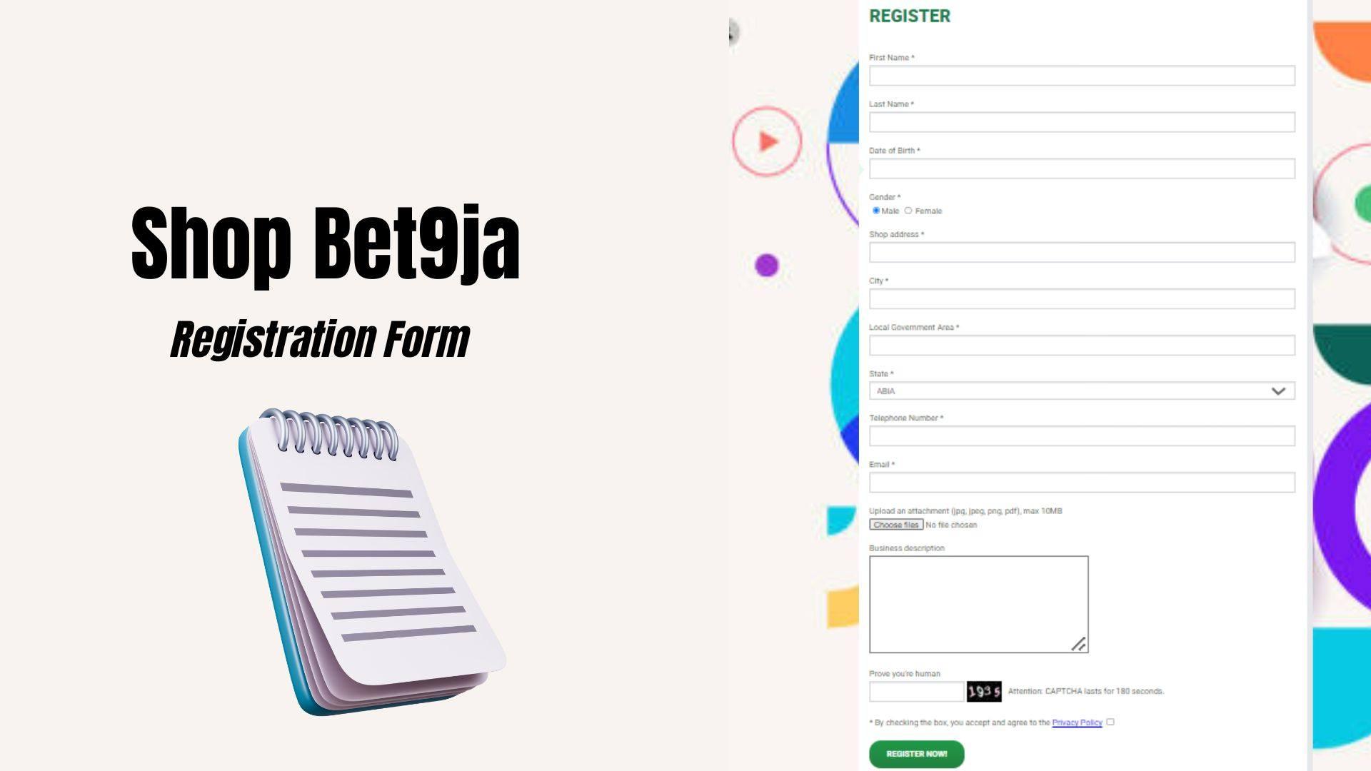 How to Register on Shop Bet9ja as an Agent?