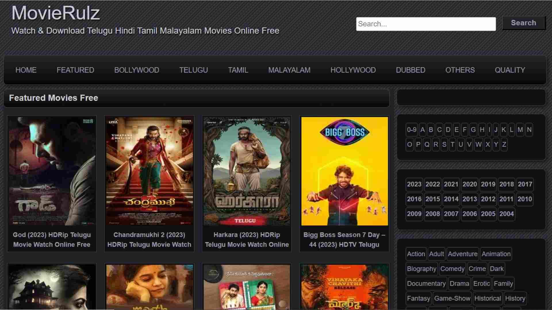 Is Telugu Movie Rulz a legal website?