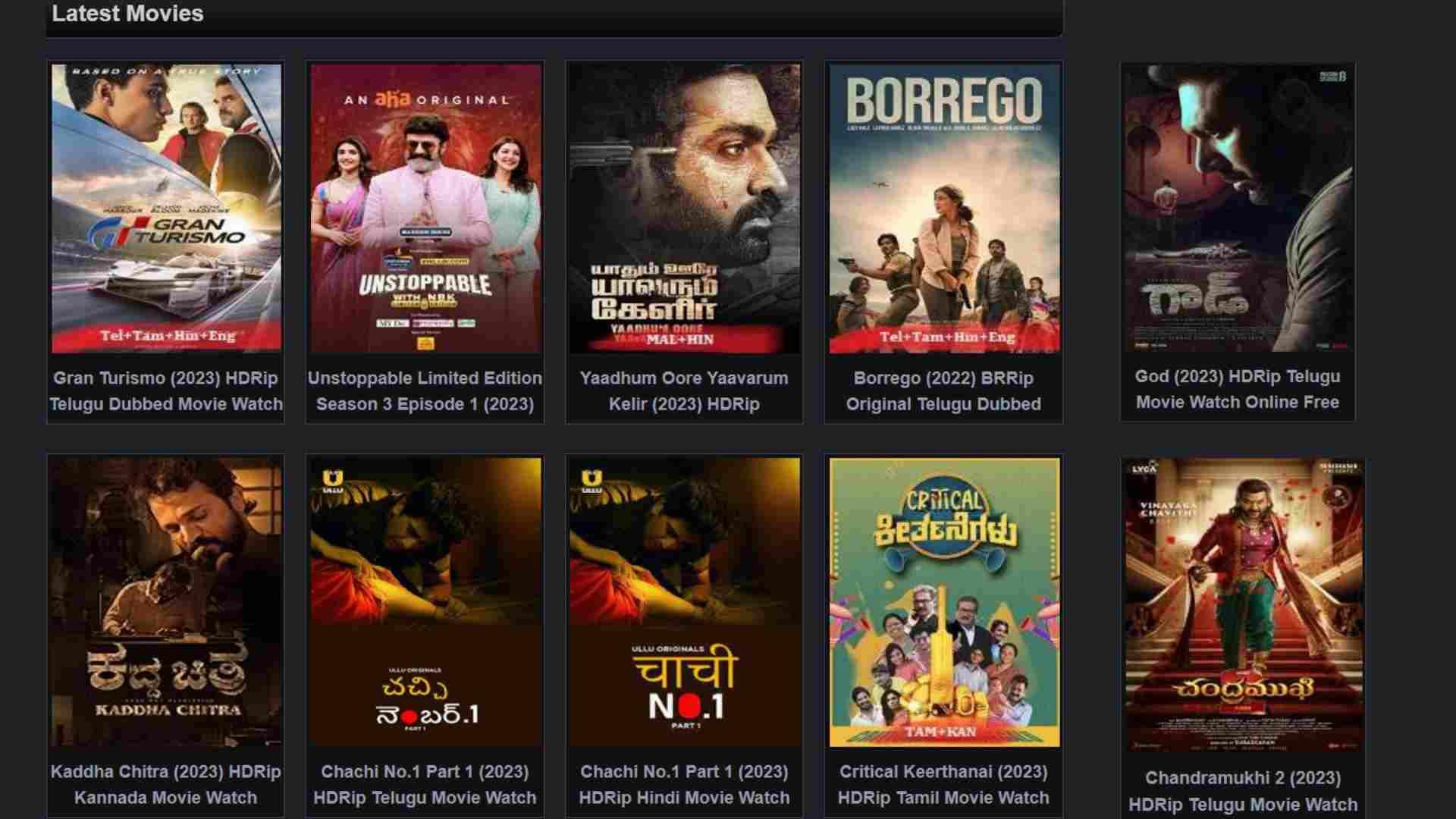Is the Telugu Movie Rulz down?