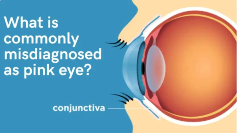 What is Commonly Misdiagnosed as pink Eye?