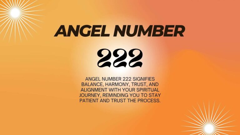 222 Angel Number Meaning