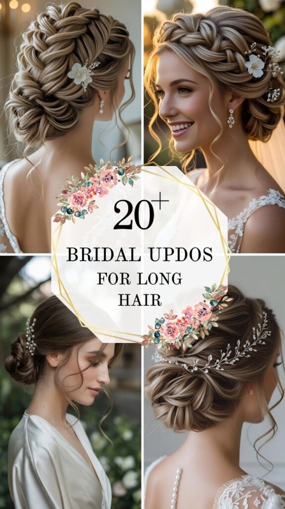 Bridal Updos for Long Hair