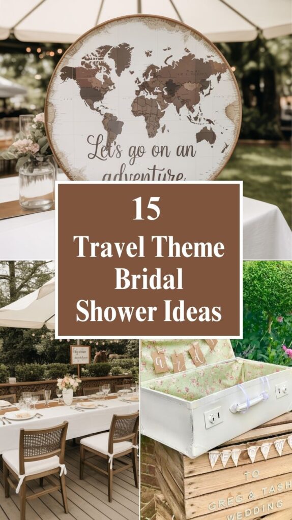 Travel Theme Bridal Shower Ideas