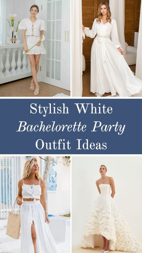 White Bachelorette Party Outfit