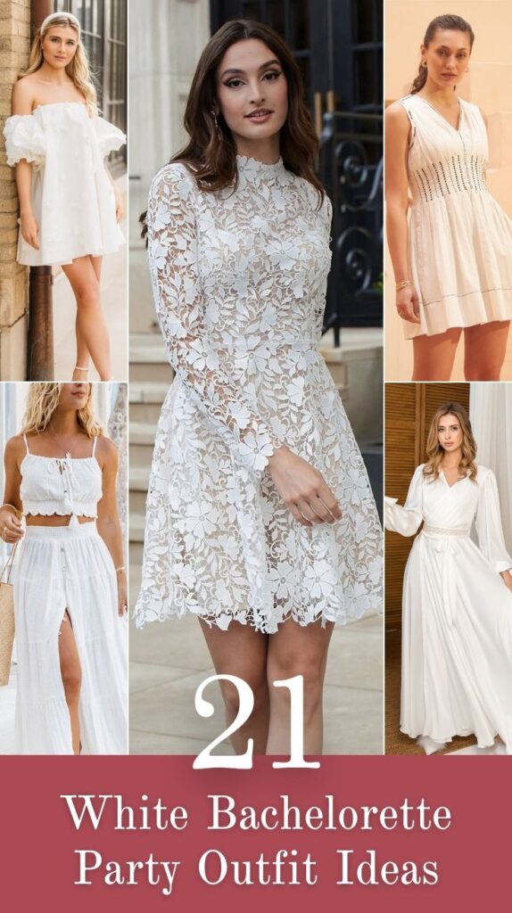 White Bachelorette Party Outfit