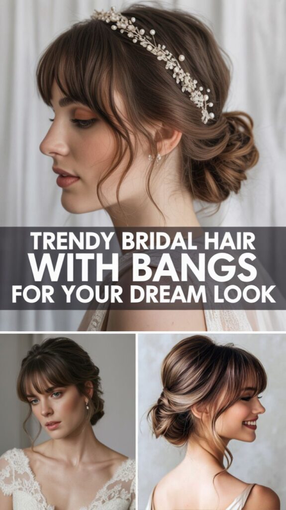 Bridal Hair with Bangs