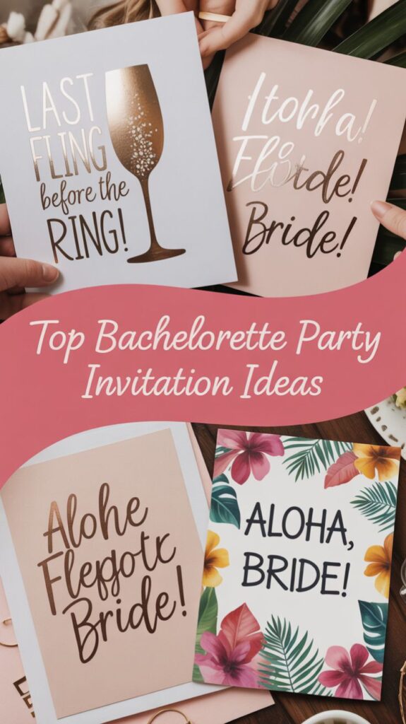 Bachelorette Party Invitations