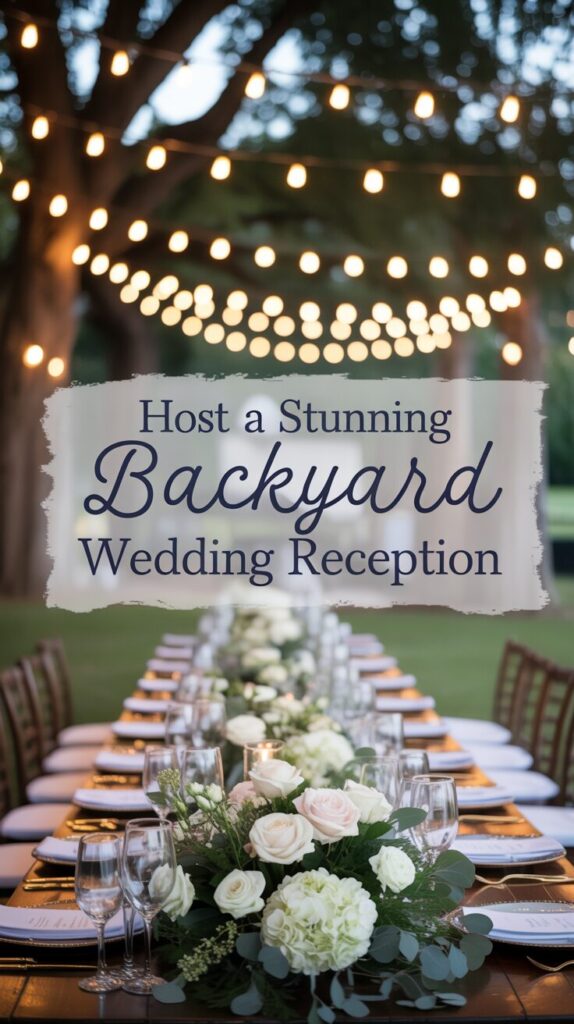 Backyard Wedding Reception Ideas