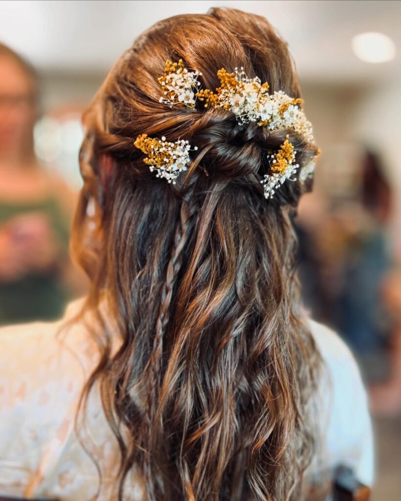 Bridal Hair with Bangs