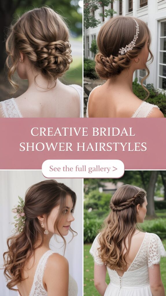 Bridal Shower Hairstyles
