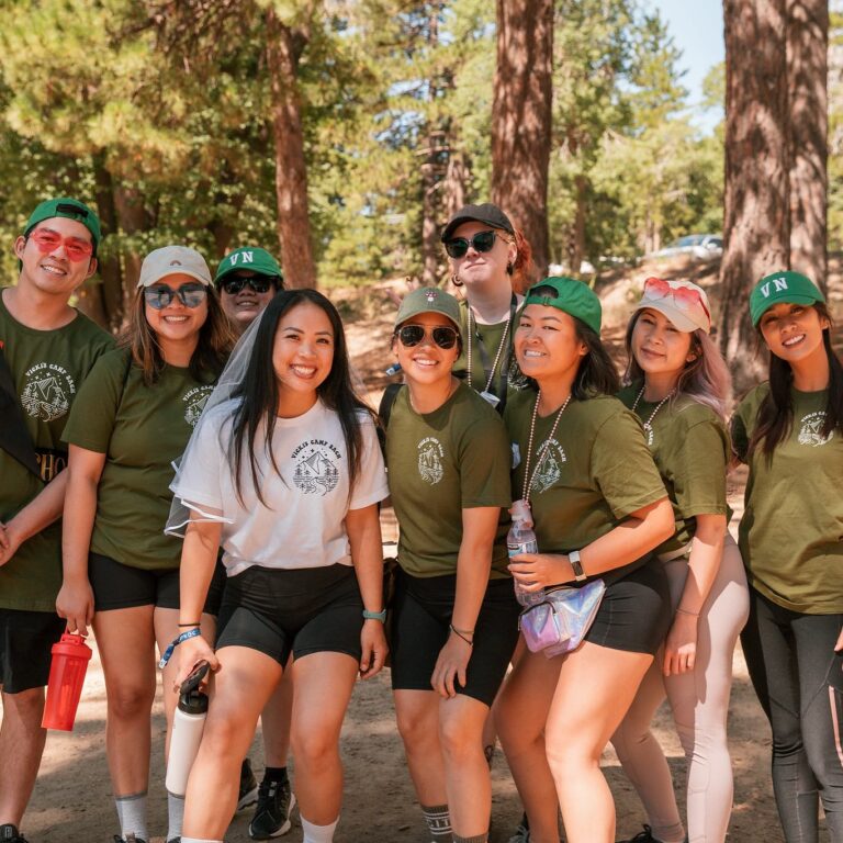 camp bachelorette party