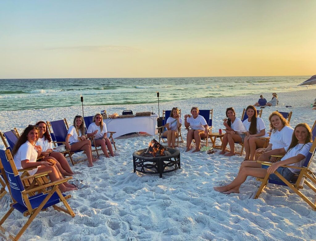 camp bachelorette party