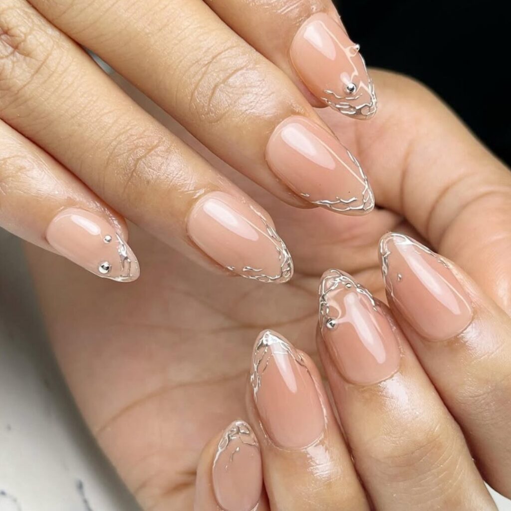 Short Wedding Nails