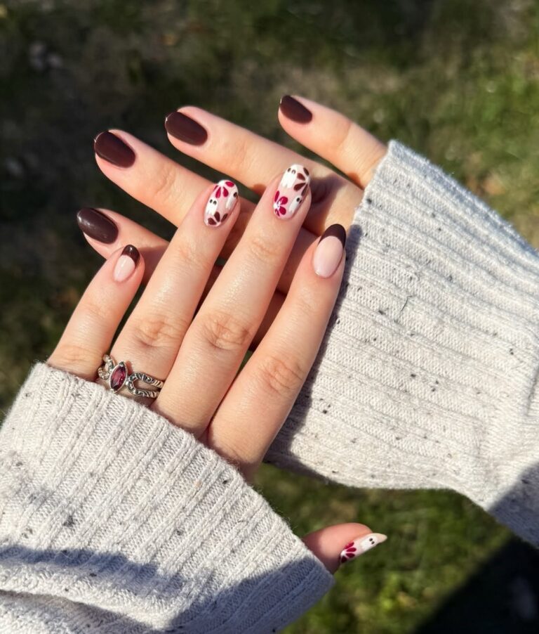 Short Wedding Nails