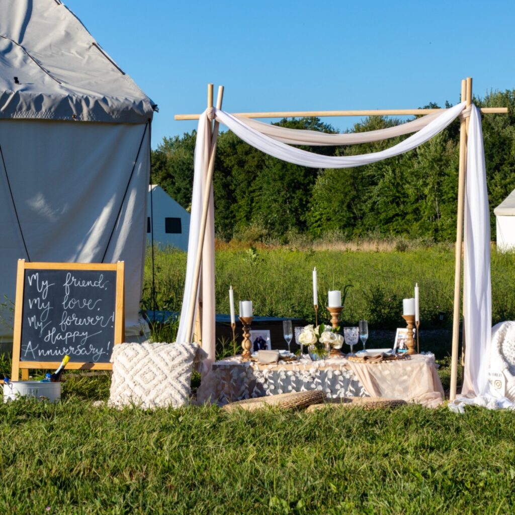 camp bachelorette party