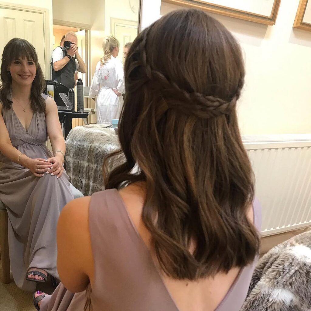 Bridal Hair with Bangs