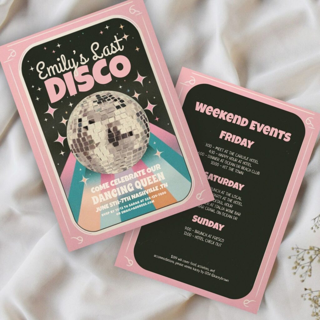 Bachelorette Party Invitations