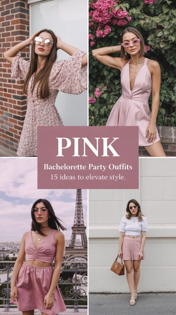 Pink Bachelorette Party Outfit