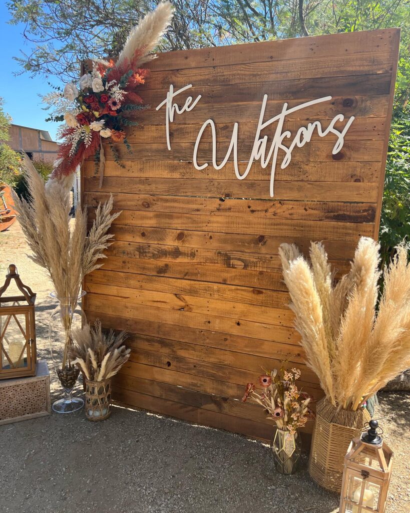 Bridal Shower Backdrop