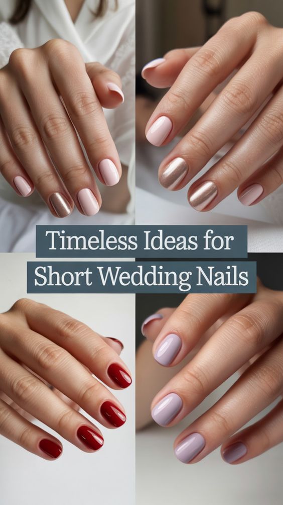 Short Wedding Nails