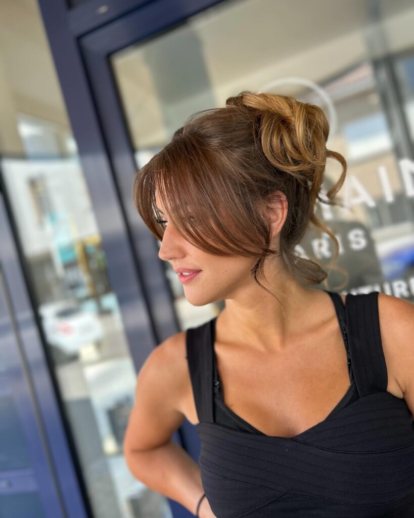 Bridal Hair with Bangs