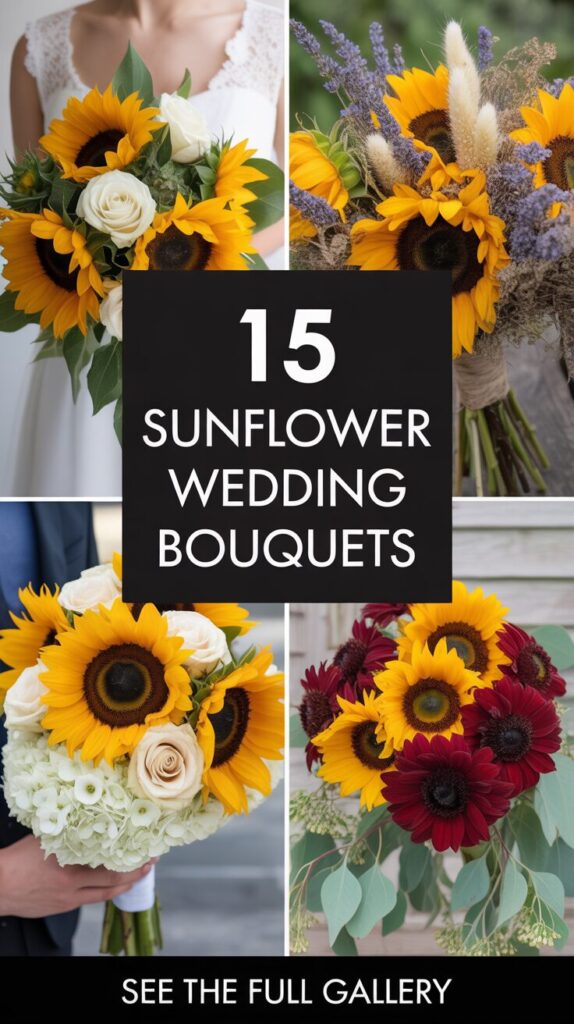 Sunflower Wedding Bouquet