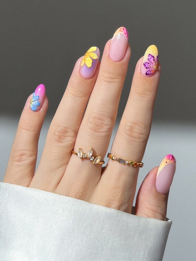 Summer Wedding Nails