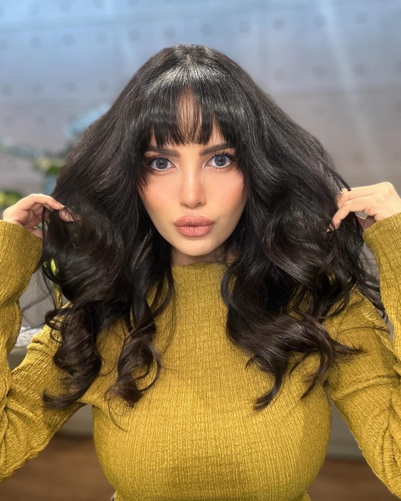 Bridal Hair with Bangs