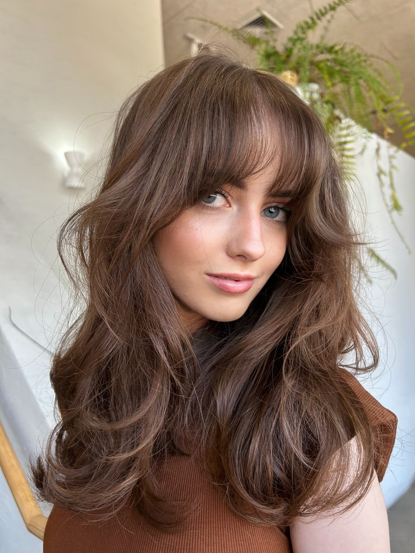 Bridal Hair with Bangs