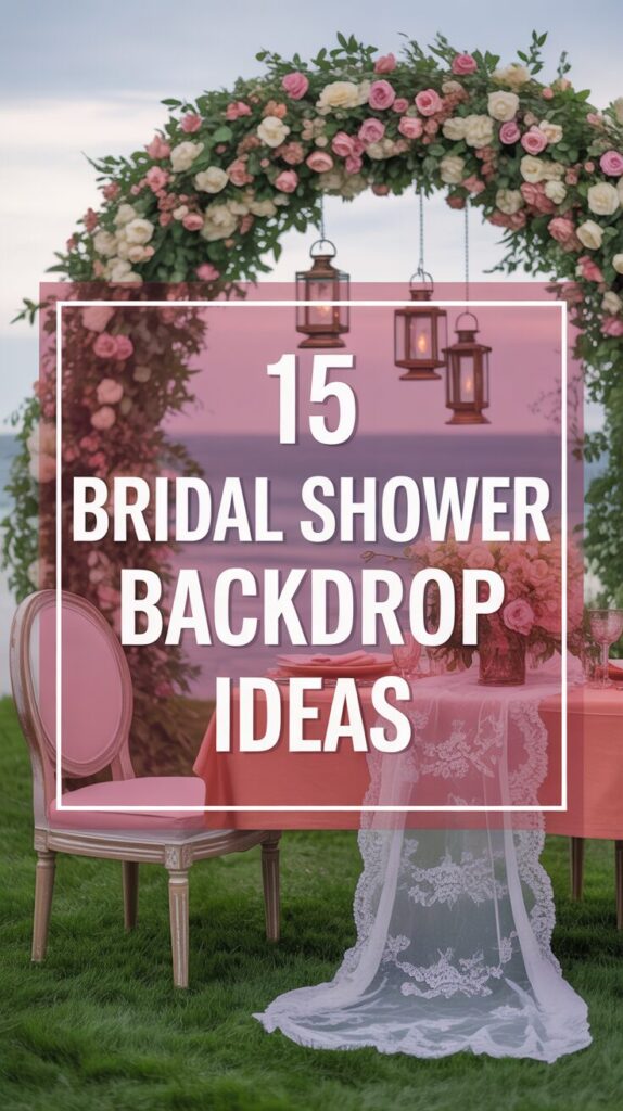 Bridal Shower Backdrop